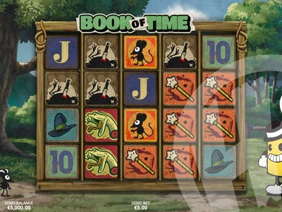 Book of Time — Песочные часы и расширяющийся временной символ с Gamble-респинами